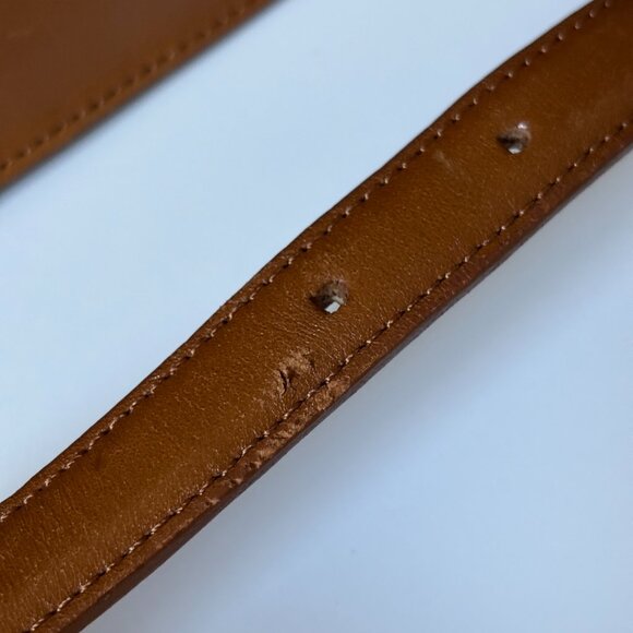 VTG Vintage Saddle Leather Top Handle Satchel Shoulder Bag with Crossbody Strap - Picture 8 of 11